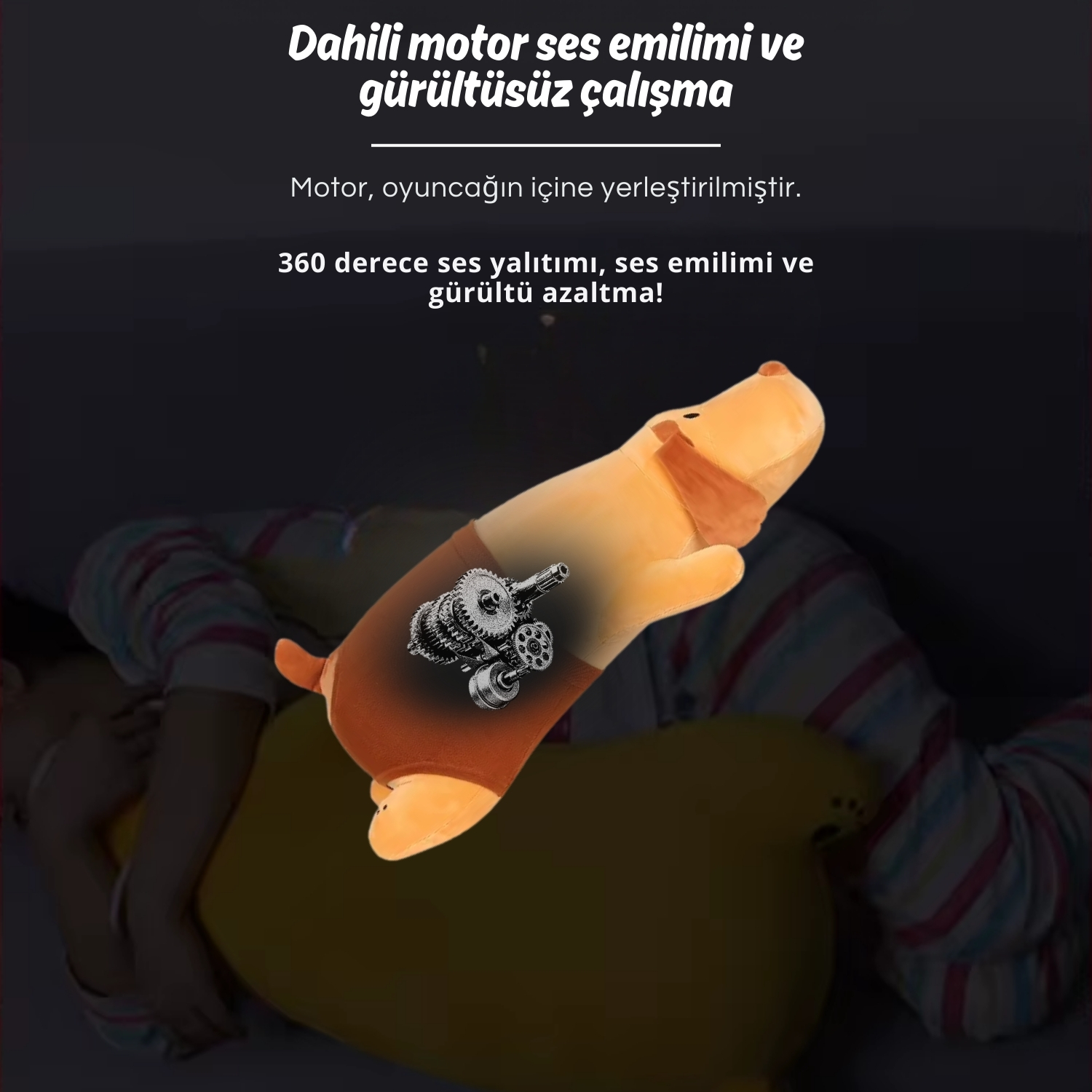 Plush Dog Sex Machine - Şarjlı Kumandalı İleri Geri Hareketli Isıtmalı Titreşimli Peluş Köpek Sex Makinesi