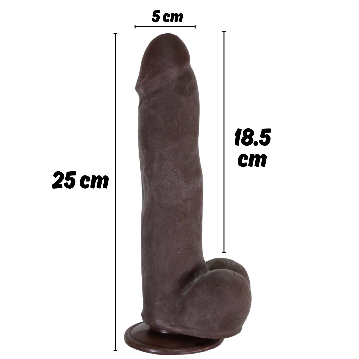 Ruben - Hareketli Kayar Deri Çift Katmanlı Realistik Vibratör Dildo Ultra Yumuşak Gerçekçi Titreşimli Zenci Yapay Penis