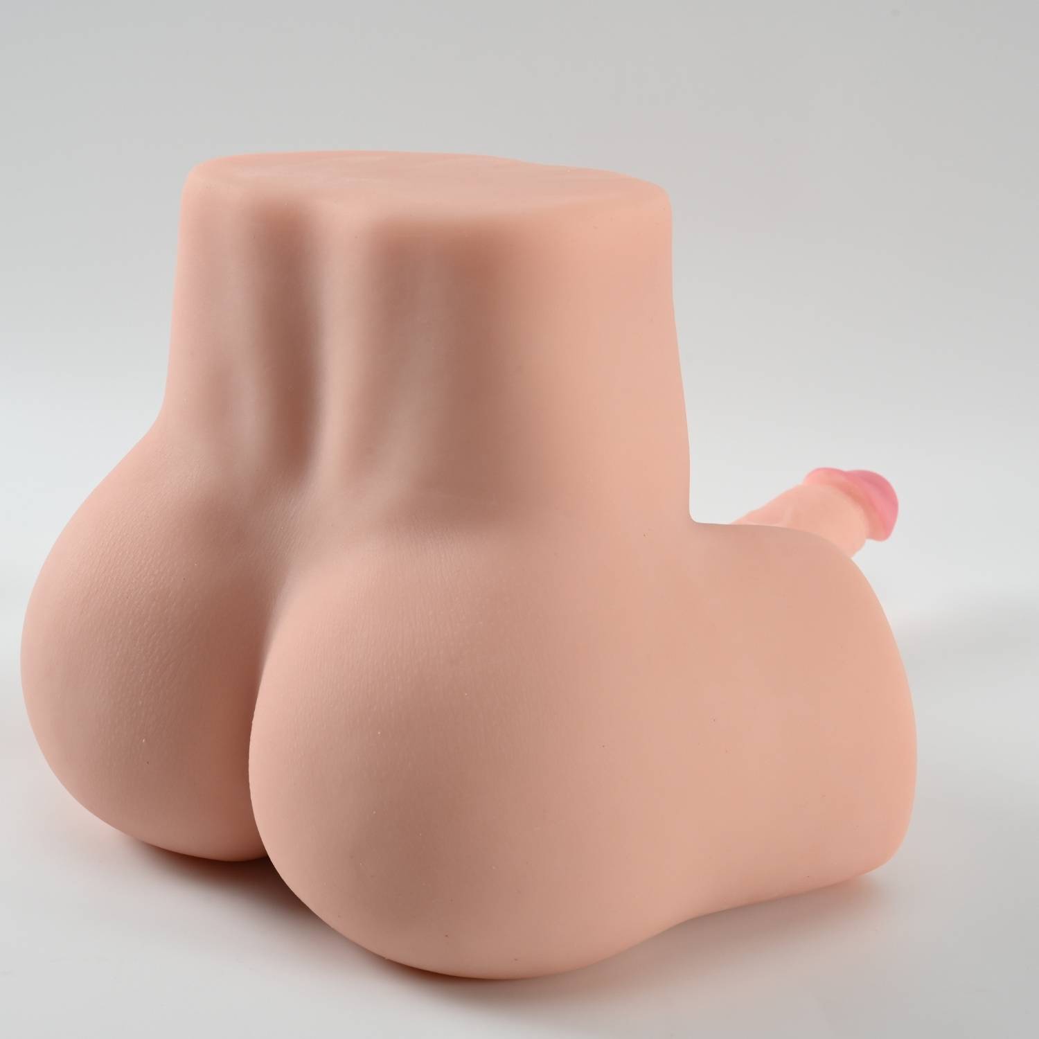 Zaya - Anal Vajina Girişli 19 CM Yapay Penisli Isıtmalı Titreşimli Realistik Kalça Mastürbatör Trans Manken 5.3 KG