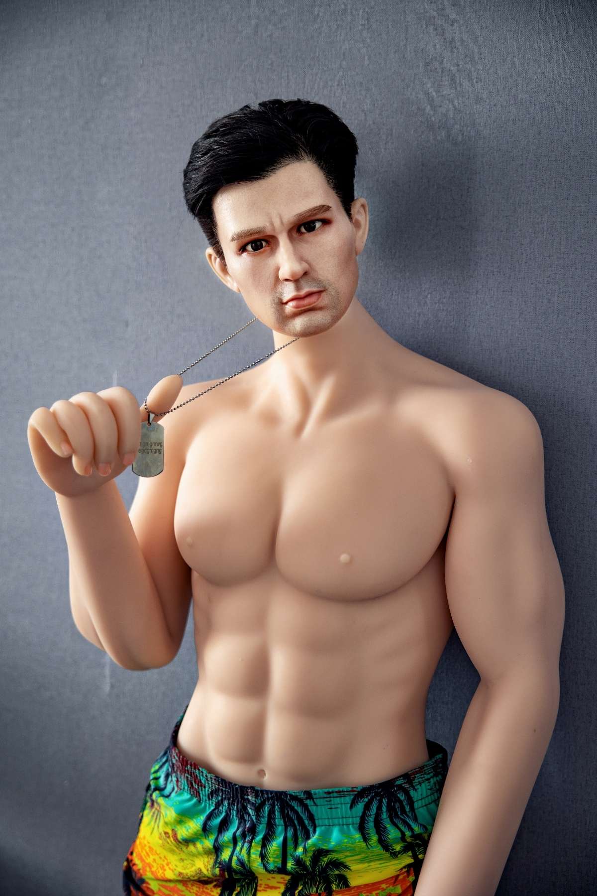 Adrian - Silicone Head Hair Transplant Evo Skeleton Sex Doll İskeletli Tam Boy Erkek Realistik Manken 160 CM
