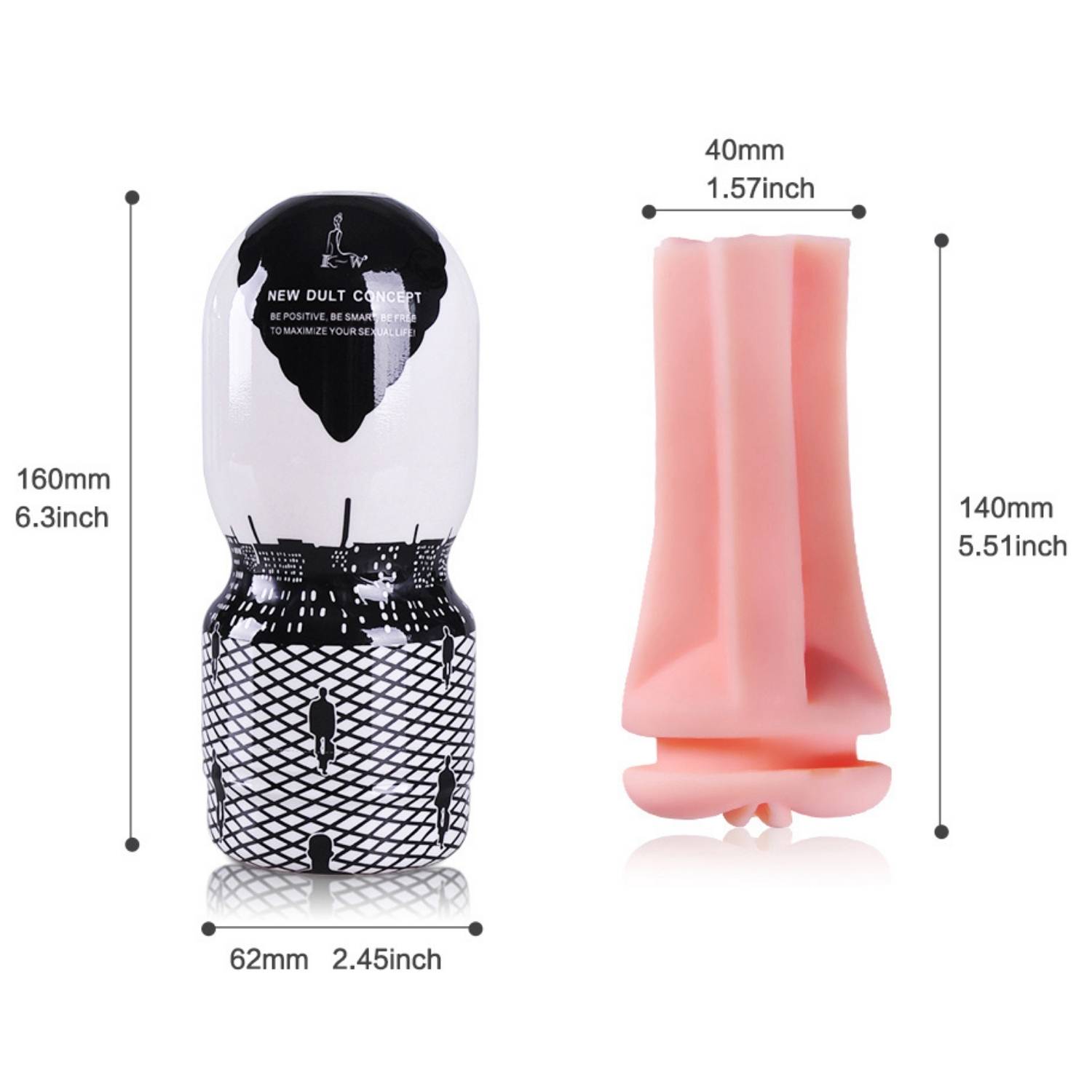 Adult Cup - Kolay Saklanabilir ve Taşınabilir Cep Tipi Kutulu Yapay Vajina Mastürbatör