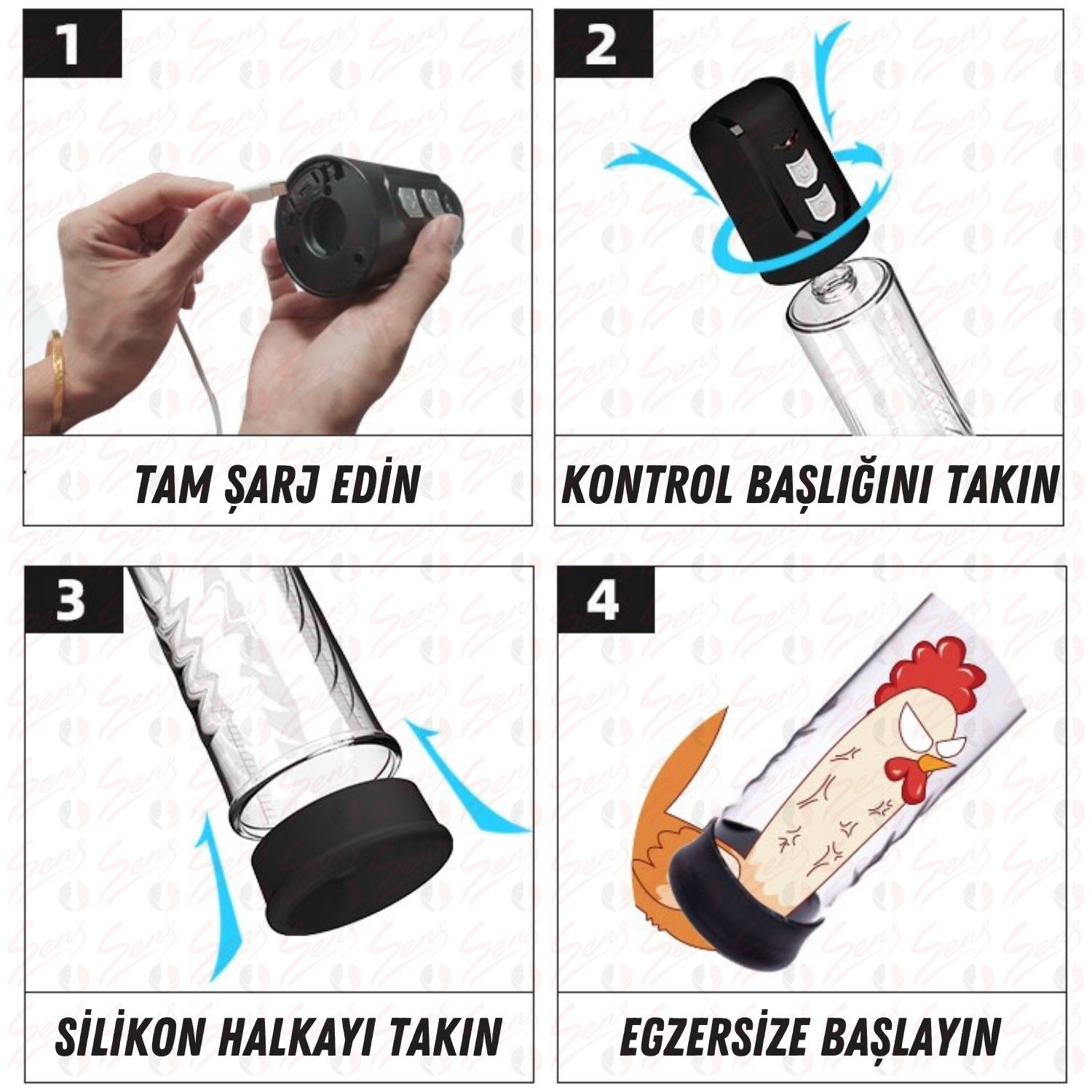 Automatic ML2 - Standart Hazneli 2 Modlu Yüksek Performanslı Type-C Şarjlı Otomatik Penis Pompası