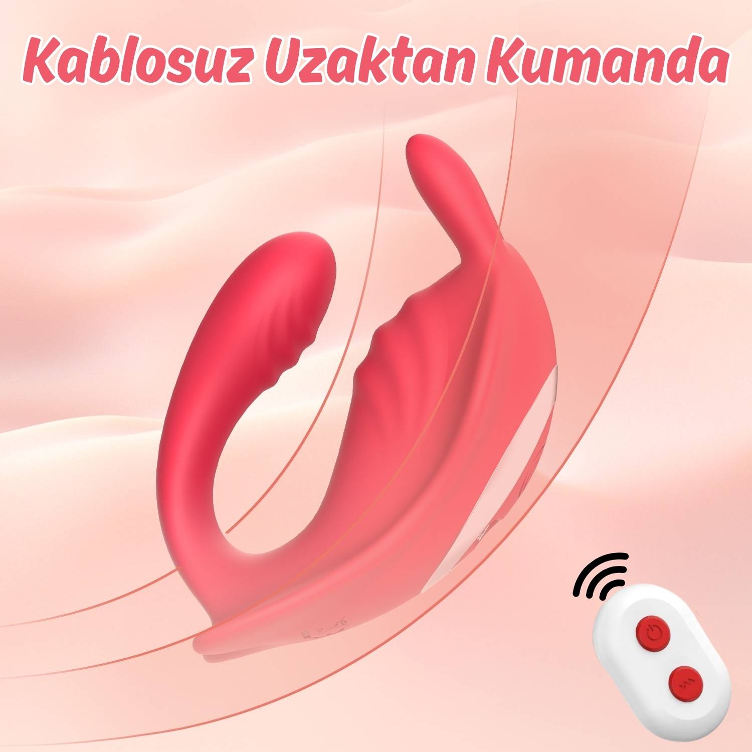 Cara APP RCT - Şarjlı Kumanda Ve Telefon Kontrollü Çift Motorlu G Spot ve Klitoris Uyarıcı Giyilebilir Couple Vibratör