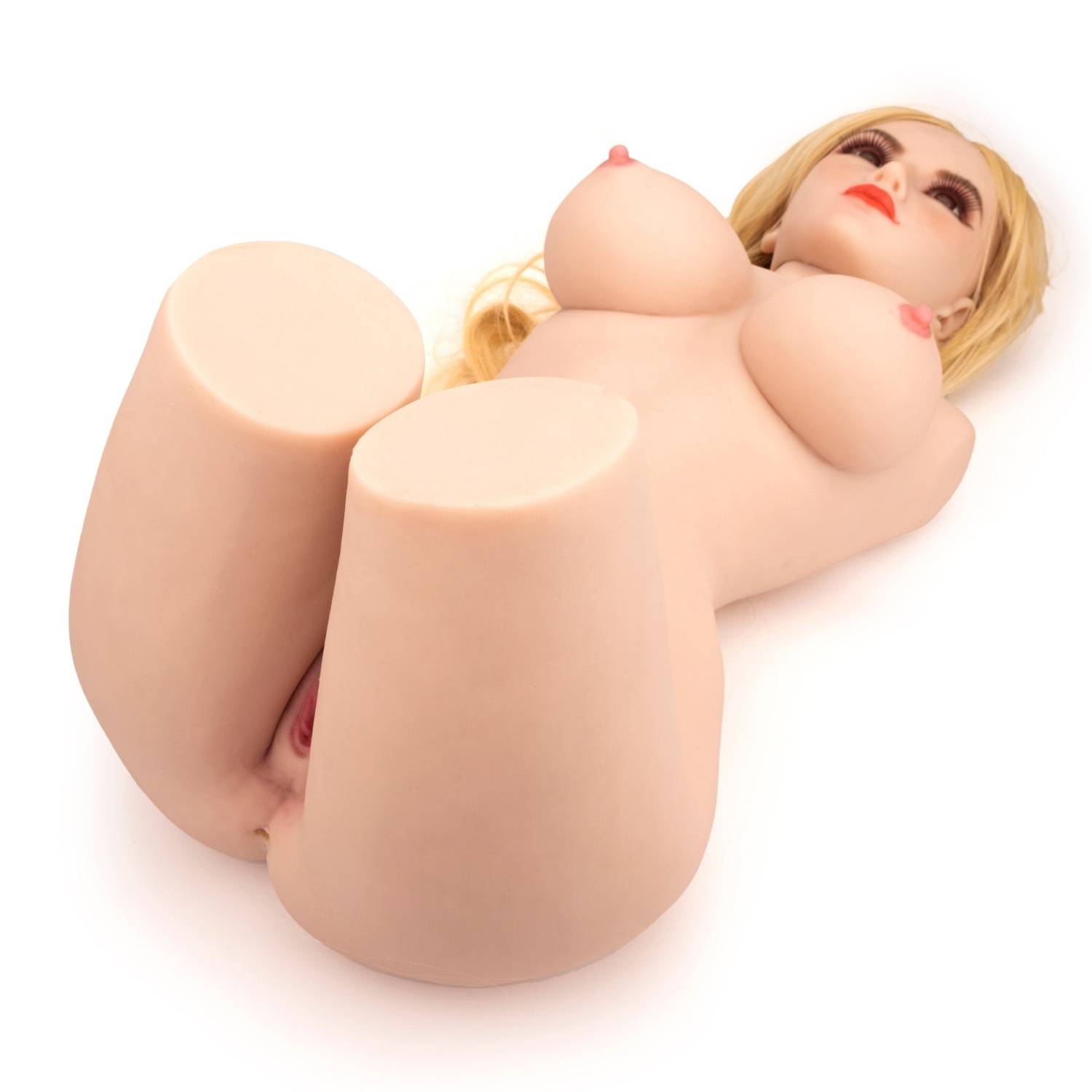 Grace - Mega Boy Saçlı Realistik Manken Oral Anal Vajina 3 Girişli Isıtmalı Titreşimli Mastürbatör 13 KG