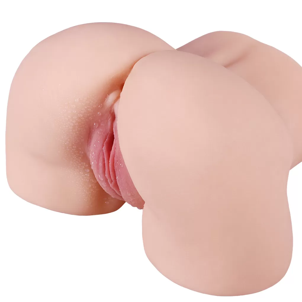 Lesta - Realistik Anal Vajinal 2 in 1 Titreşimli Isıtmalı Suni Kalça Vajina 2.2 KG