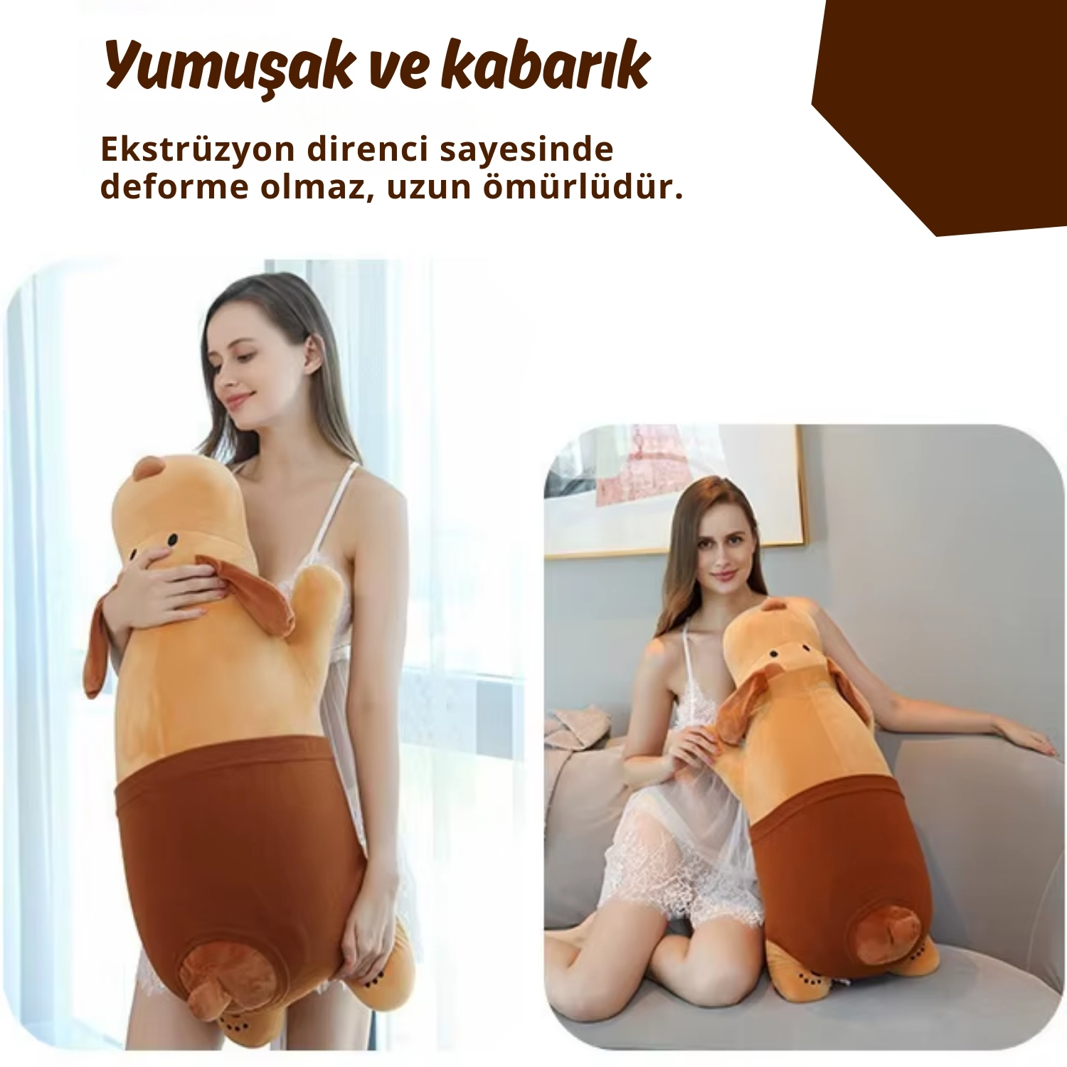 Plush Dog Sex Machine - Şarjlı Kumandalı İleri Geri Hareketli Isıtmalı Titreşimli Peluş Köpek Sex Makinesi