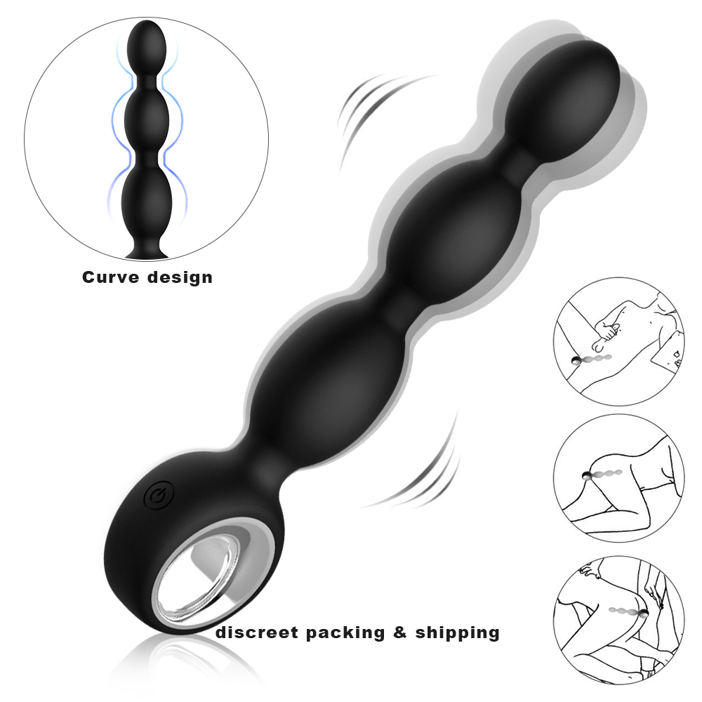 PRIME TOYS Milly Şarjlı Uzaktan Kumandalı Tutma Aparatlı Prostat Uyarıcı Boncuk Anal Vibratör