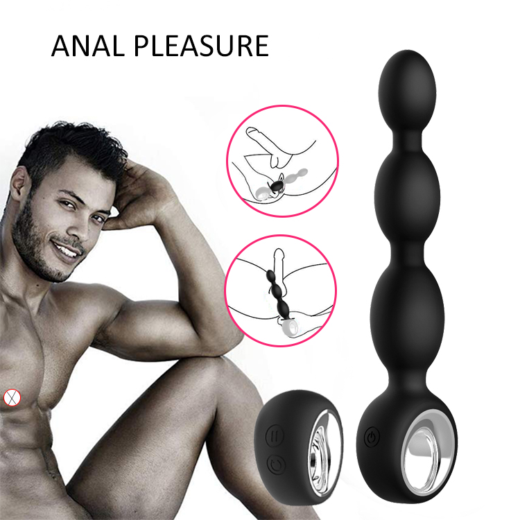 PRIME TOYS Milly Şarjlı Uzaktan Kumandalı Tutma Aparatlı Prostat Uyarıcı Boncuk Anal Vibratör
