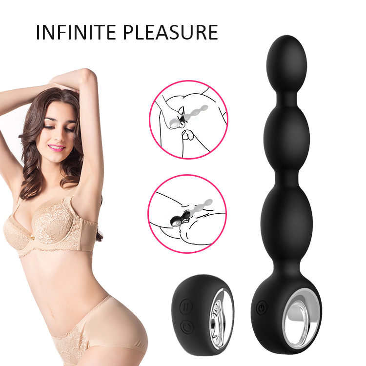 PRIME TOYS Milly Şarjlı Uzaktan Kumandalı Tutma Aparatlı Prostat Uyarıcı Boncuk Anal Vibratör