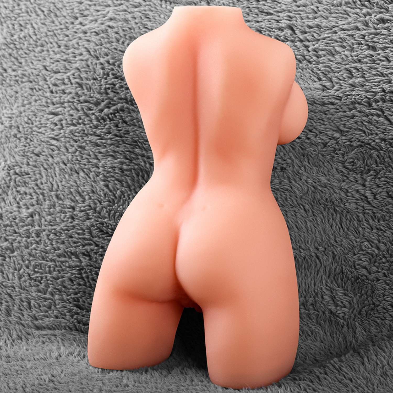 Tracy - Cep Tipi Realistik Manken Çift Girişli 2 in 1 Titreşimli Isıtmalı Gerçekçi Suni Vajina