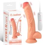 Jadon - Kumandalı Vantuzlu Güçlü Titreşimli Gerçekçi Yapay Penis Realistik Dokuda Dildo 23 CM Jadon - Kumandalı Vantuzlu Güçlü Titreşimli Gerçekçi Yapay Penis Realistik Dokuda Dildo 23 CM
